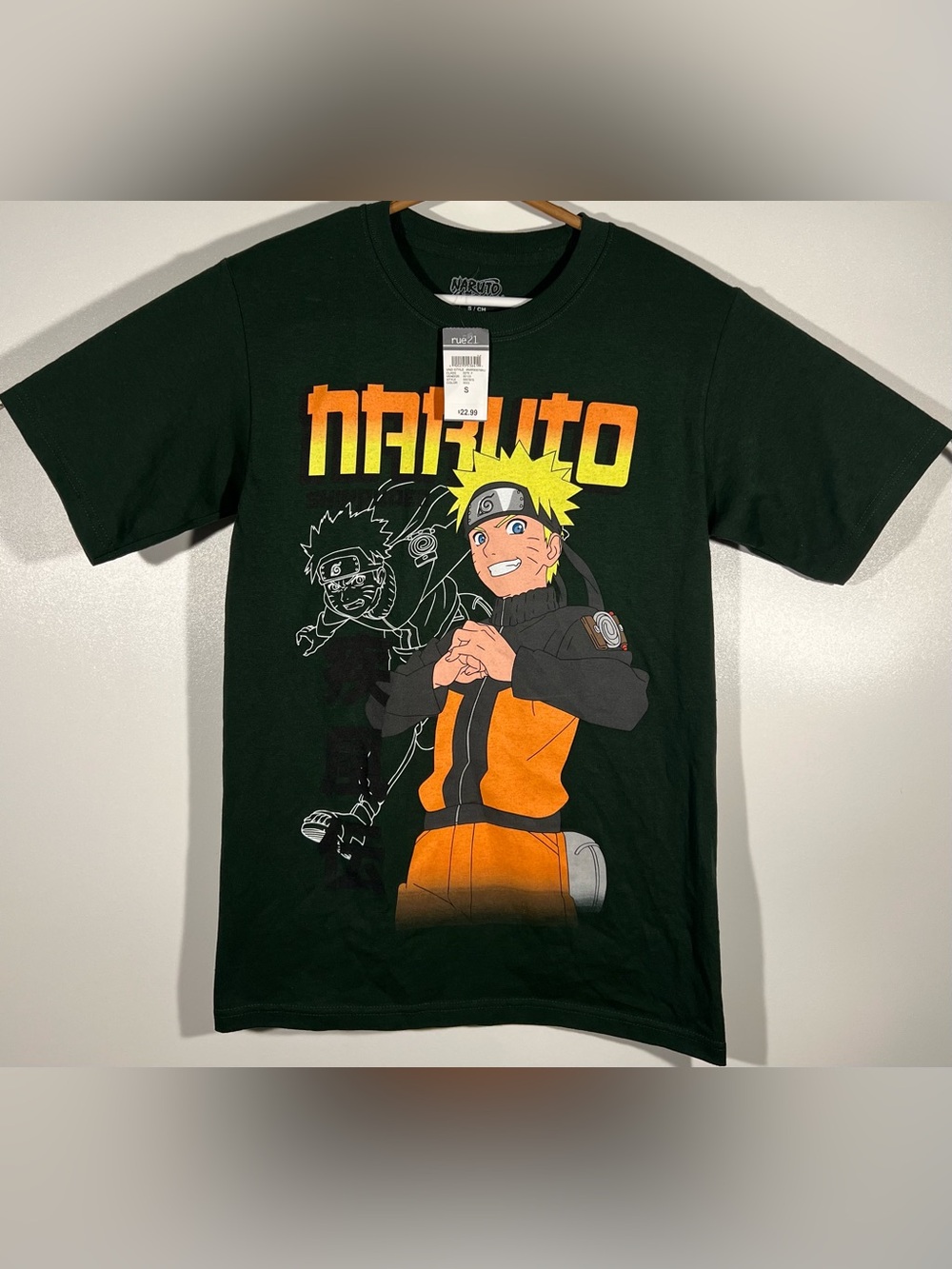 Naruto Shippuden Naruto Uzumaki Japanese Anime TV Series Cartoon T Shirt Size S